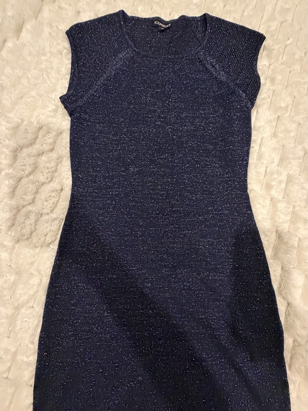 GAP Sparkle Navy Knit Dress